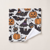 ホーム幽霊のよく出るカミング：ハロウィンバスタオオルセット バスタオルセット (ウォッシュタオル)