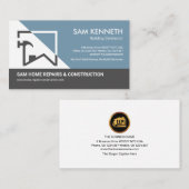 ホーム建物ハンマーフレーム建築 名刺 (正面/裏面)