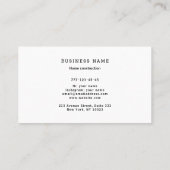 ホーム建築カーペンターウッド名刺 名刺 (裏面)