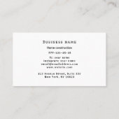 ホーム建築カーペンターウッド名刺 名刺 (裏面)