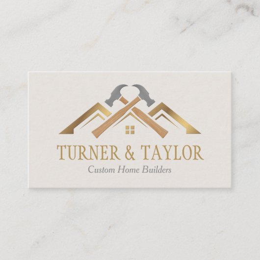 ホーム建築改修工事請負業者 名刺 (正面)