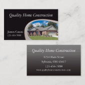 ホーム建築 名刺 (正面/裏面)