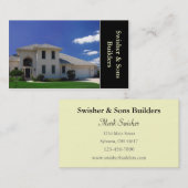 ホーム建築 名刺 (正面/裏面)