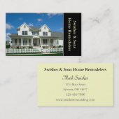 ホーム建築 名刺 (正面/裏面)