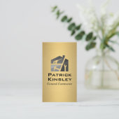 ホーム建築 | 請負人 名刺 (スタンド正面)