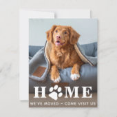 ホーム引っ越しましたドッグ移動 案内状 (正面)