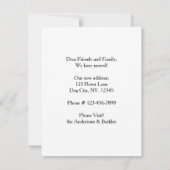 ホーム引っ越しましたドッグ移動 案内状 (裏面)