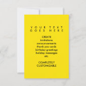 ホーム応援 招待状 (裏面)