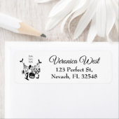 ホーム怖いホームこうもりカボチャ、黒猫、ブードゥー ラベル (インサイチュ)