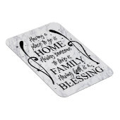 ホーム感動的引用文 – ファミリー賛美- s マグネット (右側)