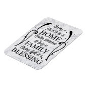 ホーム感動的引用文 – ファミリー賛美- s マグネット (左側)