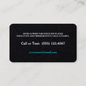 ホーム技術サポート 名刺 (裏面)