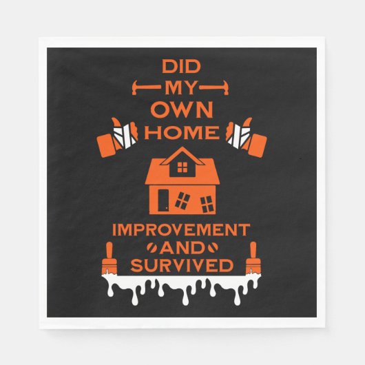 ホーム改善祝い スタンダードランチョンナプキン (正面)