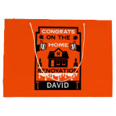 ホーム改善祝い ラージペーパーバッグ (裏面)