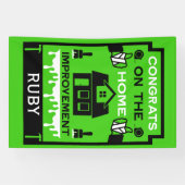 ホーム改善祝い 横断幕 (横)