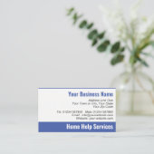 ホーム救済サービスQRコード名刺 名刺 (スタンド正面)