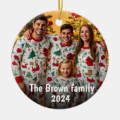 ホーム最高のデコカスタムア セラミックオーナメント (正面)