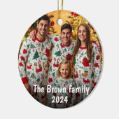 ホーム最高のデコカスタムア セラミックオーナメント (左)