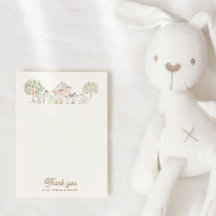 ホーム栽培かわいこちゃんベビーシャワーサンキューカード