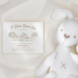 ホーム栽培かわいこちゃんベビーシャワー 招待状