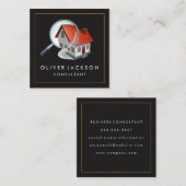 ホーム検索 | 不動産実在レンタル スクエア名刺 (正面/裏面)