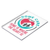 ホーム気にはホームがハートの場所 ノートブック (左側)