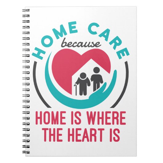 ホーム気にはホームがハートの場所 ノートブック (正面)