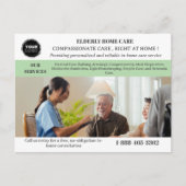 ホーム気にサービスのプロモーションまたはマーケティング ポストカード (正面)