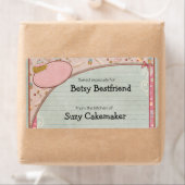 ホーム焼いた商品ラパーソナライズされたベル ラベル (インサイチュ)