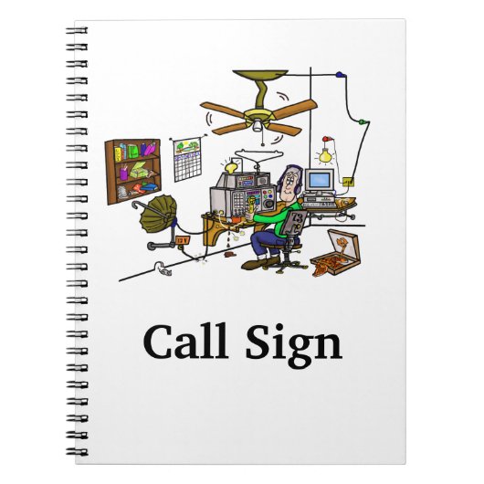 ホーム熱狂するブルハムラジオシャックノート ノートブック (正面)