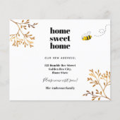 ホーム甘いホームのまわりに移動発表 チラシ (正面)