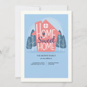 ホーム甘いホームの動きのお知らせ 招待状 (正面)