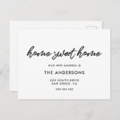 ホーム甘いホームの動モダン動の発表 ポストカード (正面/裏面)