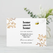 ホーム甘いホームビー金ゴールドの葉の移動 案内状 (スタンド正面)