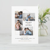 ホーム甘いホームフォトコラージュ新しいアドレス移動 案内状 (スタンド正面)