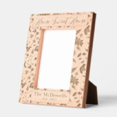 ホーム甘いホームフローラレーザーエッチング写真フレーム レーザー彫刻フレーム (左)