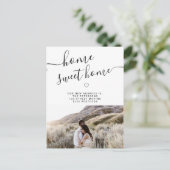 ホーム甘いホームモダンスクリプト写真の移動 案内ポストカード (スタンド正面)