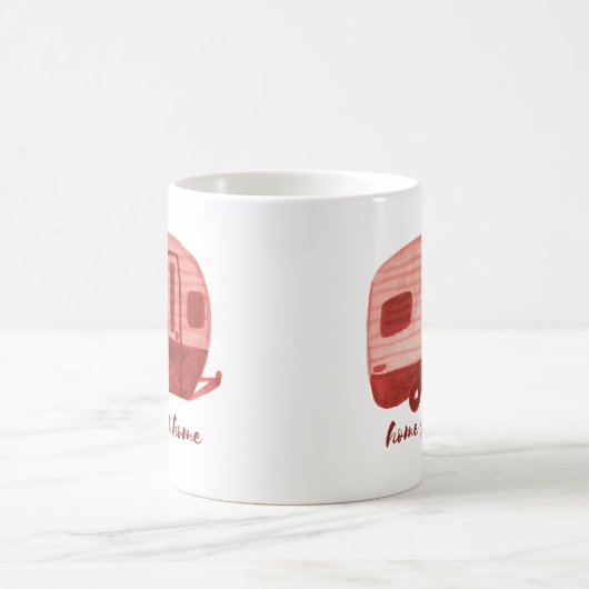 ホーム甘いホームヴィンテージトレーラーズウォーター色RV コーヒーマグカップ (中央)