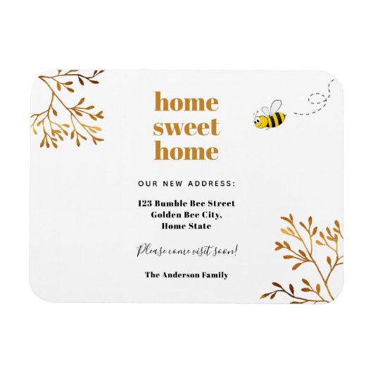 ホーム甘いホーム移モダン動エレガント マグネット (横)