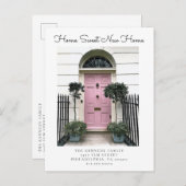 ホーム甘い新しいホーム変更のアドレス写真の移動 案内ポストカード (正面/裏面)