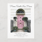 ホーム甘い新しいホーム変更のアドレス写真の移動 案内ポストカード (正面)