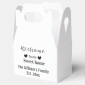 ホーム甘い歓迎の追加ファミリー名の年d フェイバーボックス (オープン)