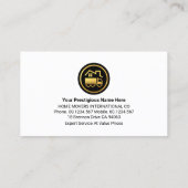 ホーム移動矢印トランスポート 名刺 (裏面)