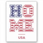 ホーム米国 シール (正面)