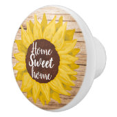 ホーム素朴スウィートホームサンフラワー セラミックノブ (右)