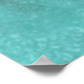 ホーム素朴スウィートホームティール(緑がかった色)ポスター ポスター (角)