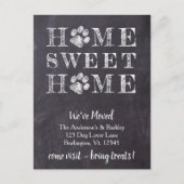 ホーム素朴スウィートホーム引っ越しましたペットムービング 案内ポストカード (正面)