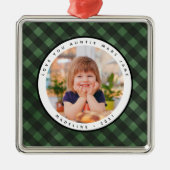 ホーム素朴ズプンカントリー写真おばさんメタルオーナメント メタルオーナメント (正面)