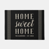 ホーム素朴パーソナライズされたスウィートホーム ドアマット (正面)