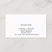 ホーム絵画ズ金ゴールドブストライプラシ画家 名刺 (裏面)